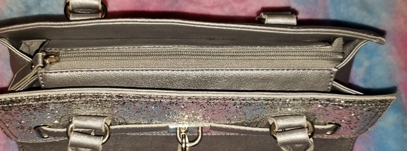 Apt 9 Gray and Silver Glitter Purse - Picture 8 of 12